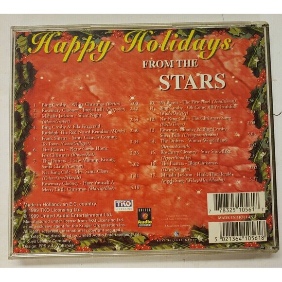 CD, "Happy Holidays from the Stars" assorted artists, 1 discs, 1999(CD08) - Picture 2 of 2